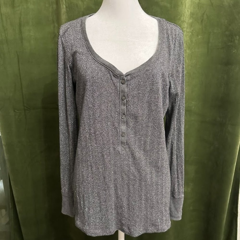 Victorias Secret Gray Women's Long Sleeve Knitted Pullover Size L